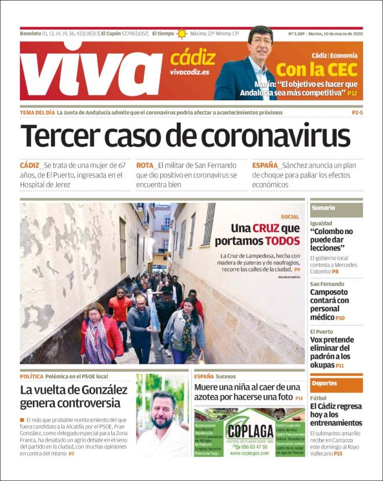 Portada de Información - Cadiz (Espa&ntilde;a)