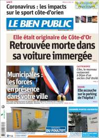 Portada de Le Bien Public (Francia)