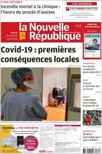 Portada de La Nouvelle Republique (Francia)