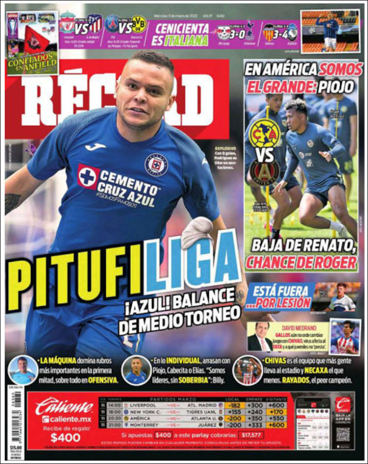 Portada de Record (México)