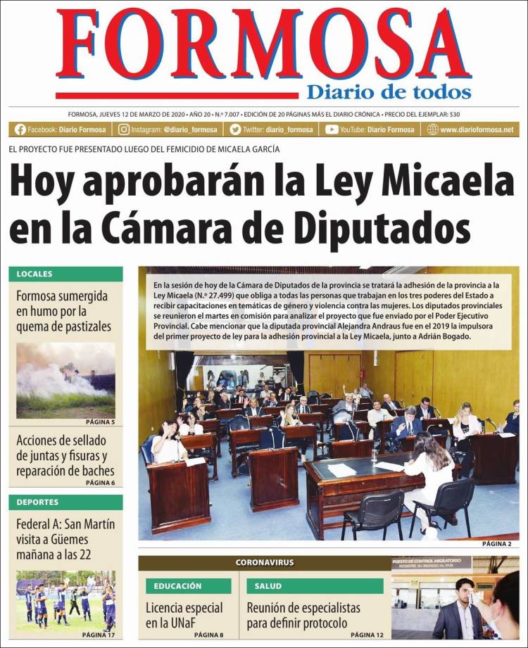 Portada de Formosa (Argentina)