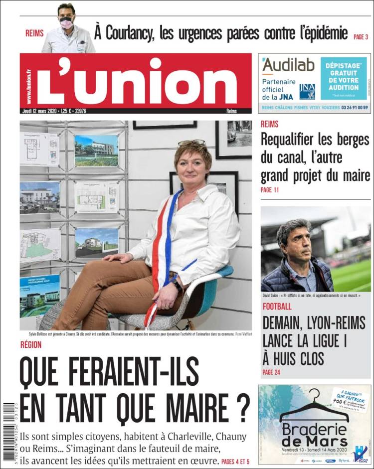 Portada de L'Union (Francia)