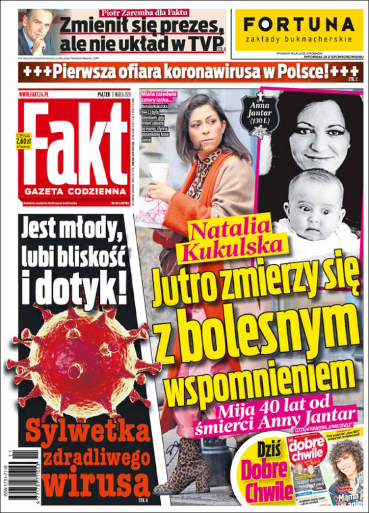 Portada de Fakt (Polonia)