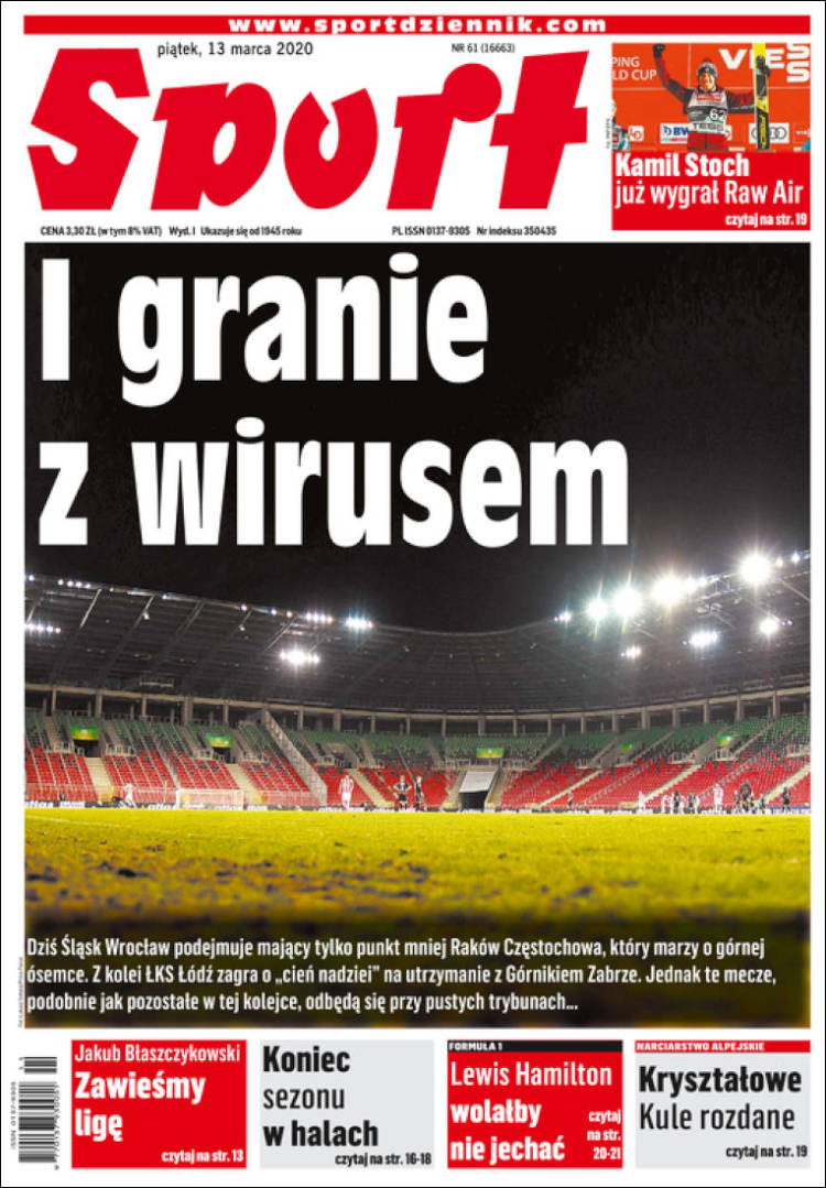 Portada de Katowicki Sport (Polonia)