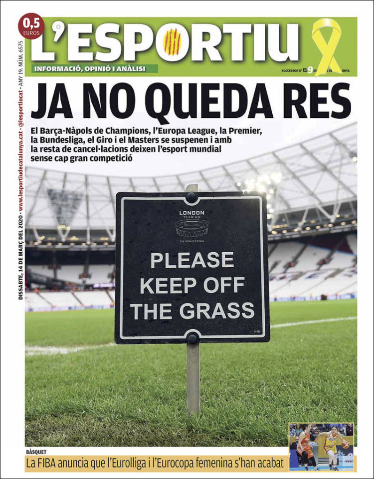 Portada de L'Esportiu (España)