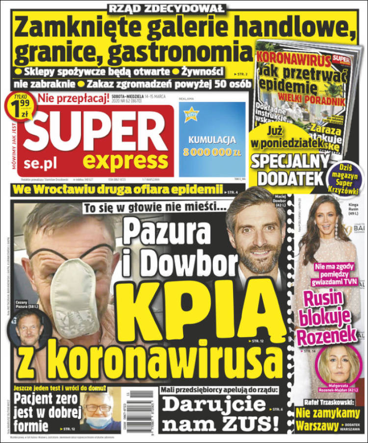 Portada de Super Express (Polonia)