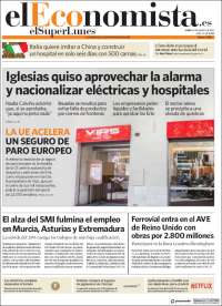 Portada de El Economista (Espa&ntilde;a)