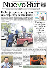 Portada de Nuevo Sur (Bolivia)