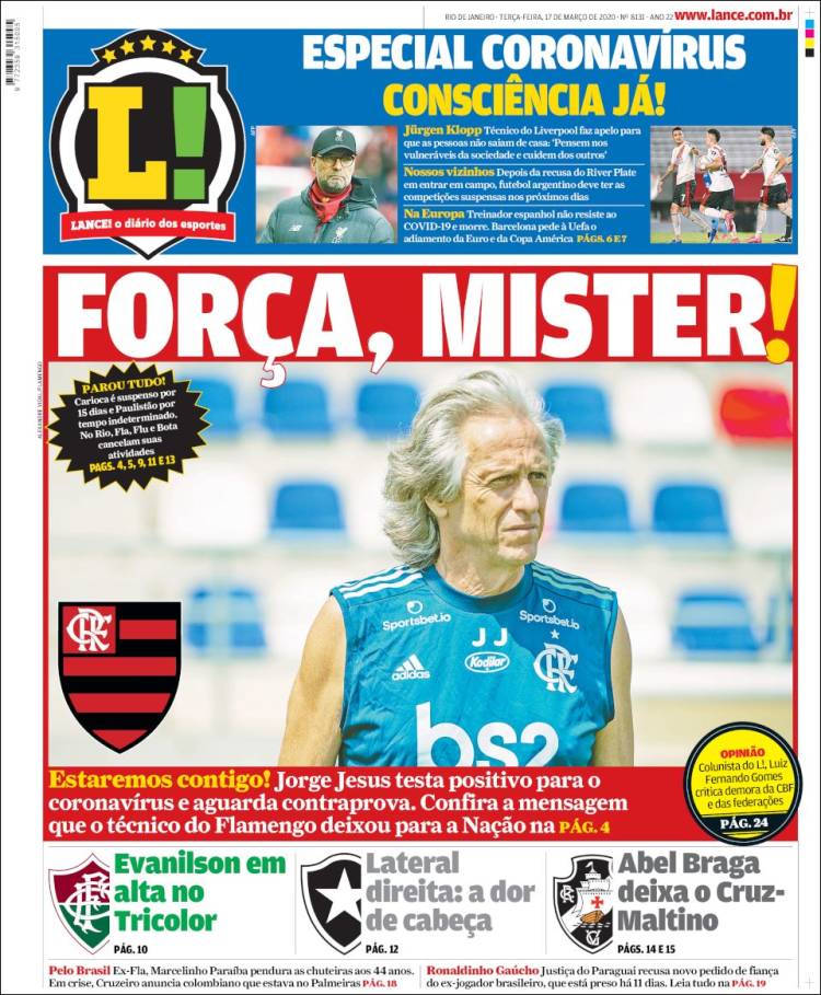 Portada de Lance! (Brasil)
