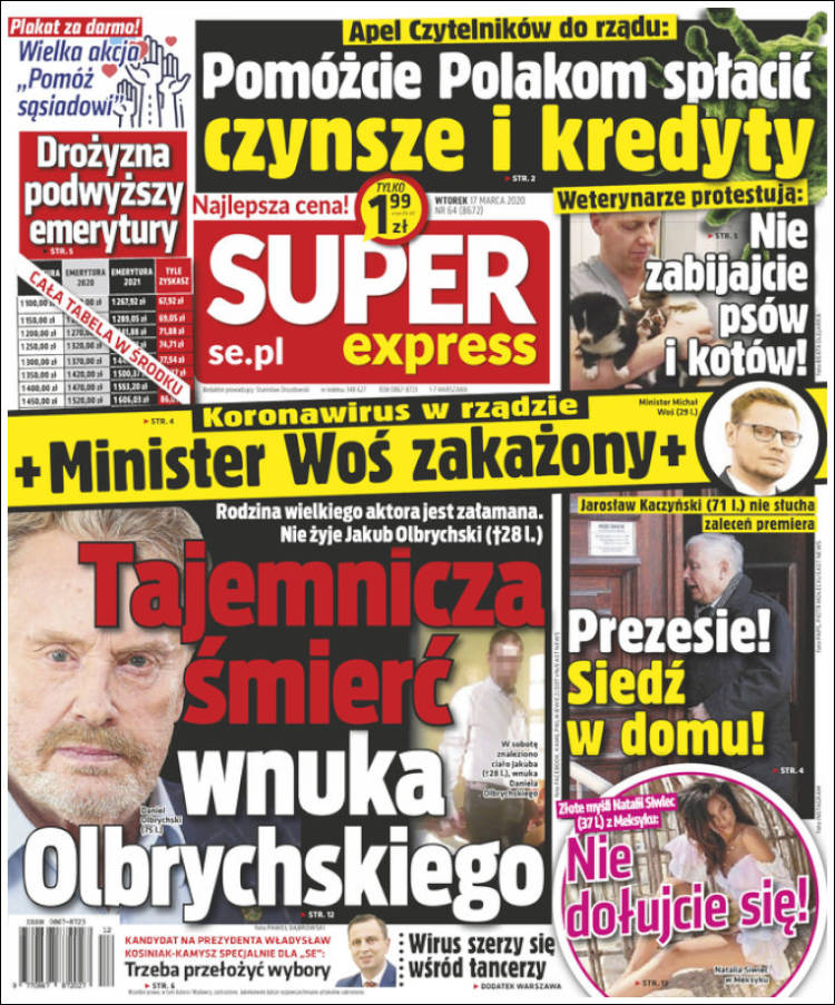 Portada de Super Express (Polonia)