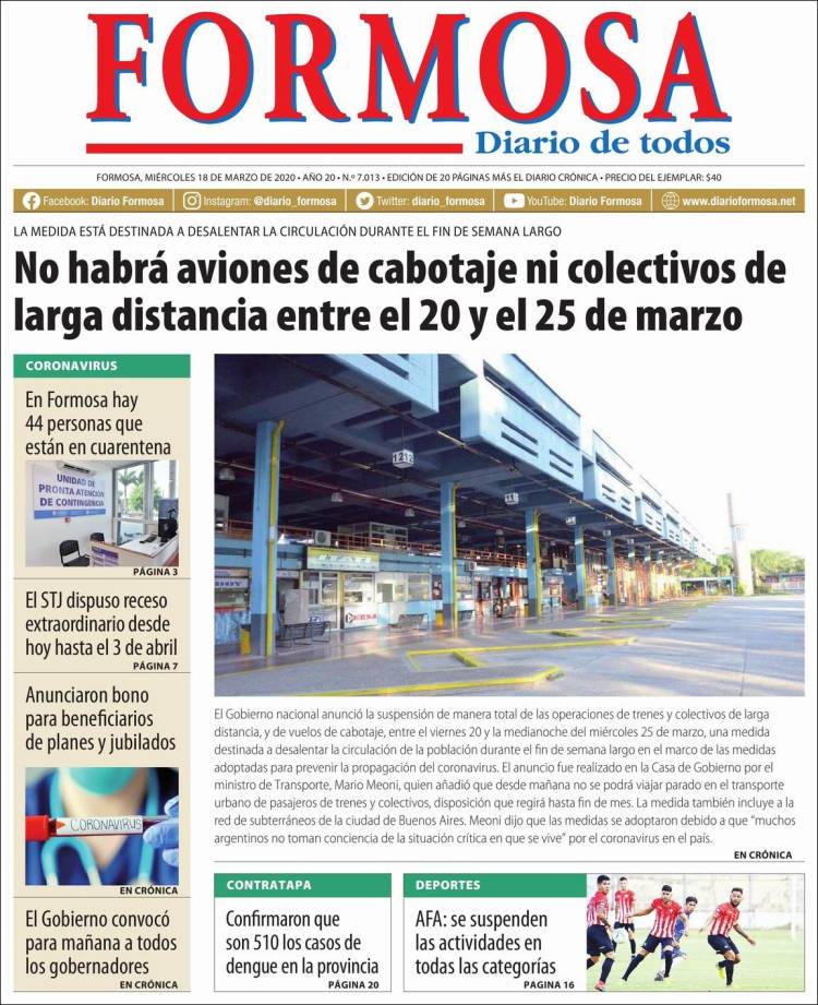 Portada de Formosa (Argentina)