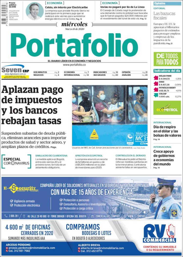 Portada de Portafolio (Colombia)