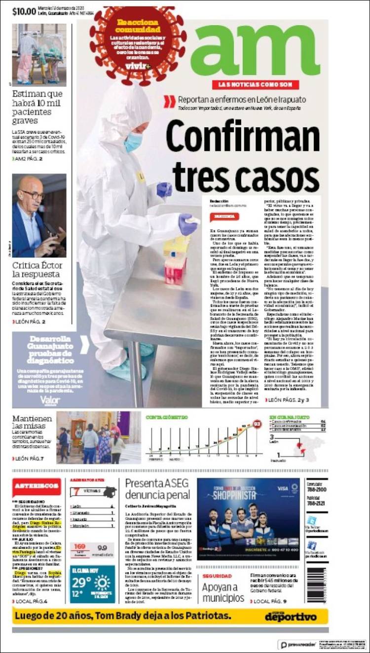 Portada de Al Día A.M. (M&eacute;xico)