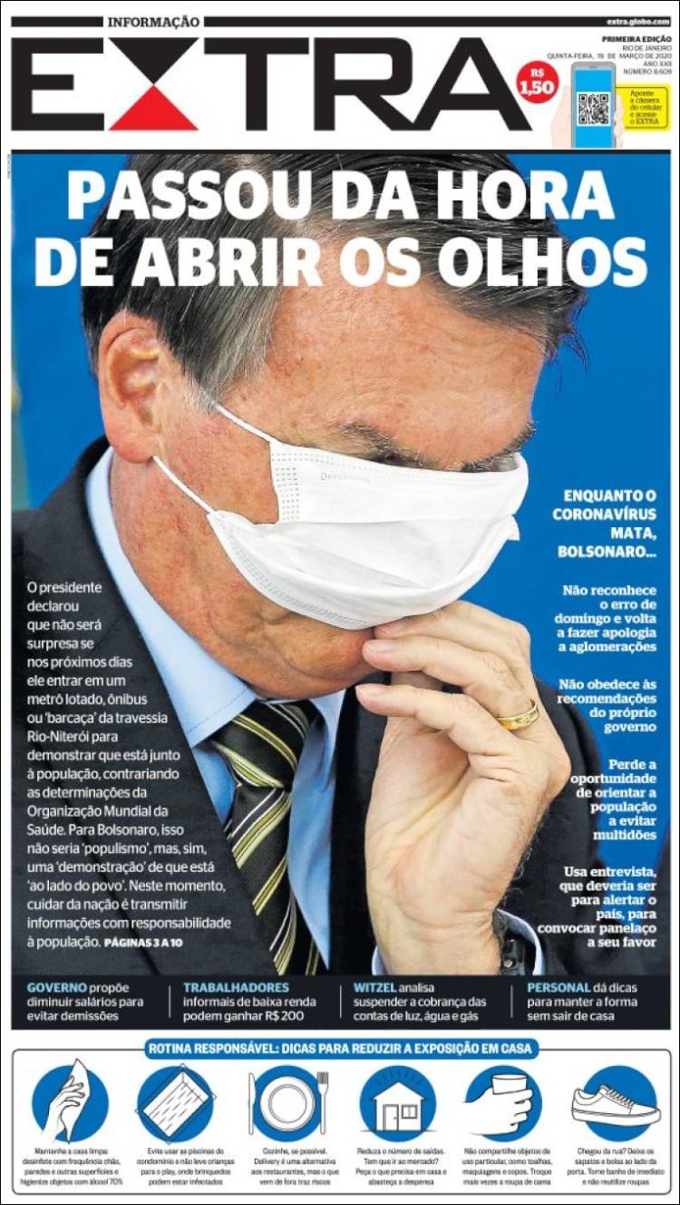 Portada de Extra (Brasil)