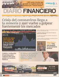 Portada de Diario Financiero (Chile)