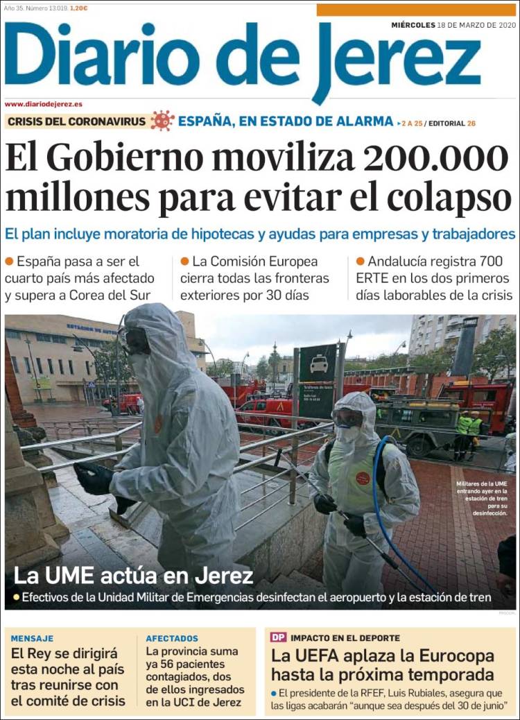 Portada de Diario de Jerez (Espa&ntilde;a)
