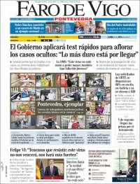 Portada de El Faro de Vigo - Pontevedra (Espa&ntilde;a)