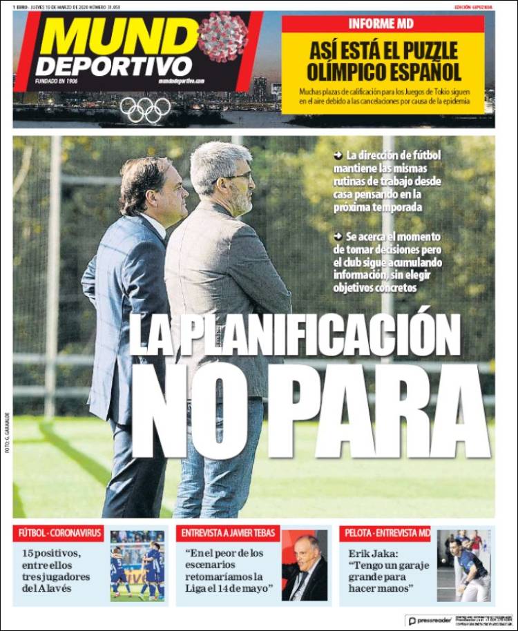 Portada de Mundo Deportivo Gipuzkoa (Espa&ntilde;a)