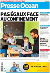 Portada de Presse Ocean (Francia)