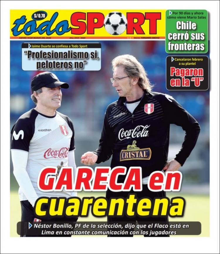 Portada de TodoSport (Perú)