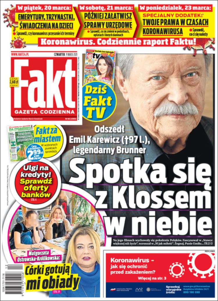 Portada de Fakt (Polonia)