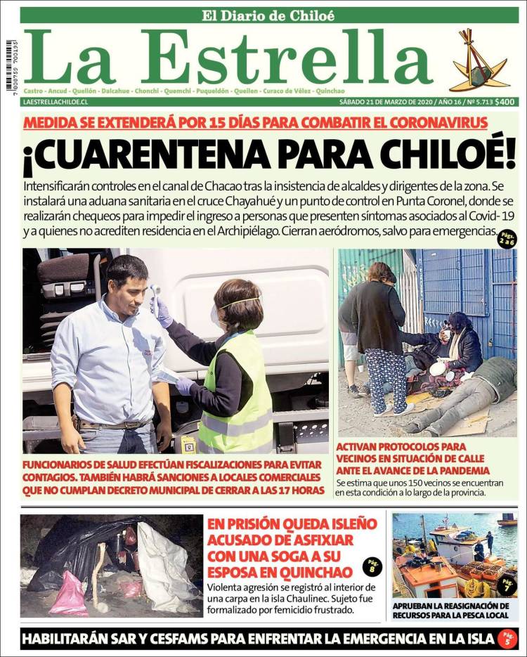 Portada de Estrella de Chiloé (Chile)
