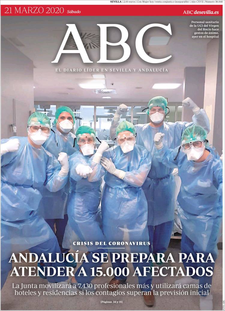 Portada de ABC - Sevilla (España)