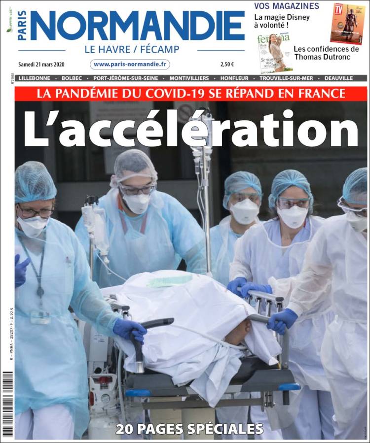 Portada de Le Havre Libre (Francia)