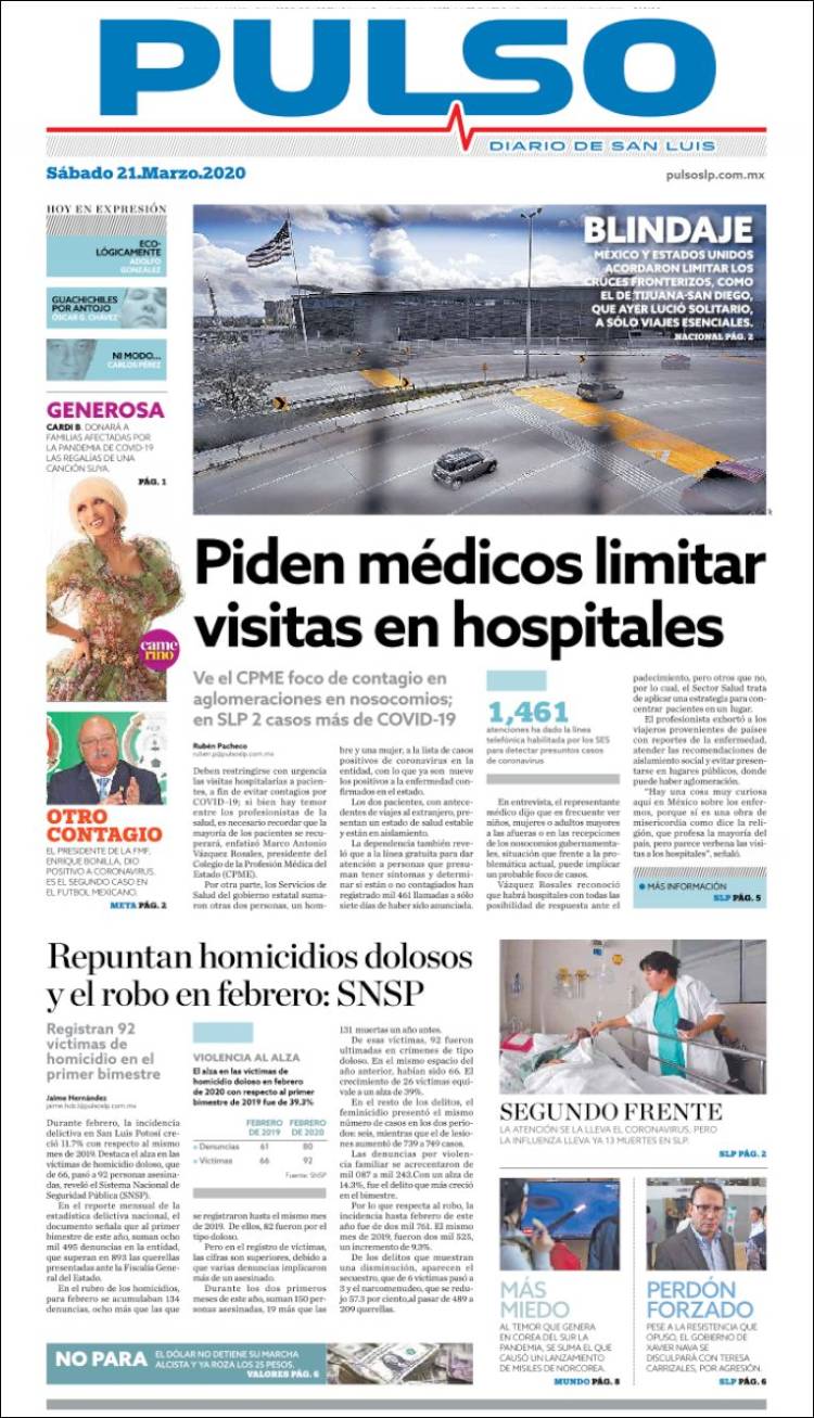 Portada de Pulso (México)