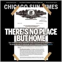 Portada de Chicago Sun-Times (USA)