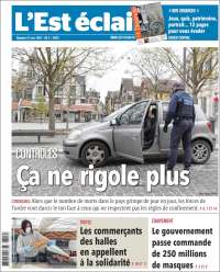 Portada de L'Est Eclair (Francia)