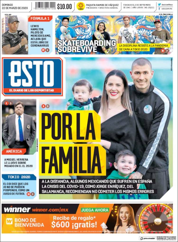 Portada de Esto (M&eacute;xico)