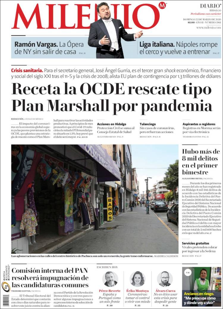 Portada de Milenio de Hidalgo (M&eacute;xico)