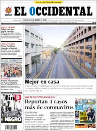 Portada de El Occidental (M&eacute;xico)