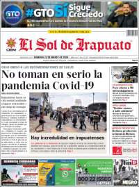 Portada de El Sol de Irapuato (M&eacute;xico)