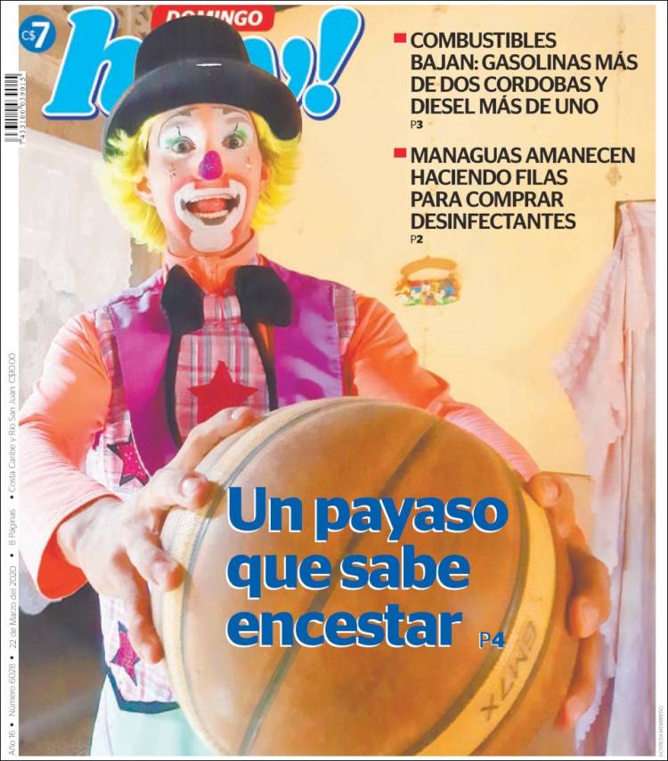 Portada de Hoy (Nicaragua)