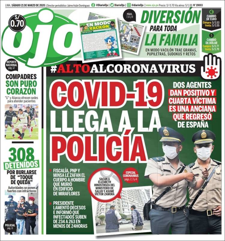 Portada de Ojo (Perú)