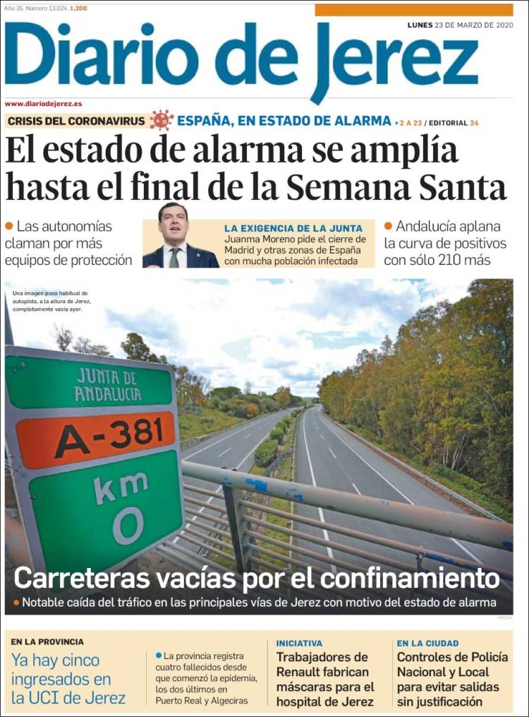 Portada de Diario de Jerez (España)