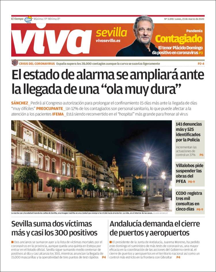 Portada de Viva Sevilla (España)