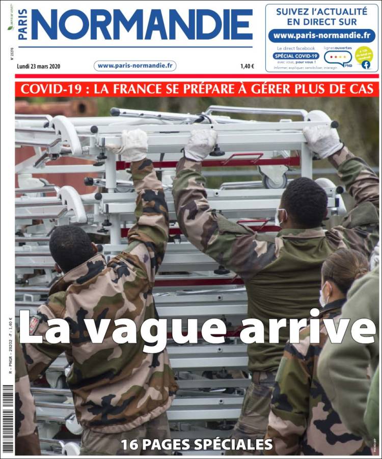 Portada de Le Havre Libre (Francia)
