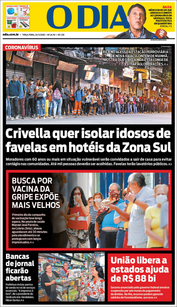 Portada de O Dia (Brasil)