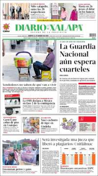 Portada de Diario de Xalapa (México)