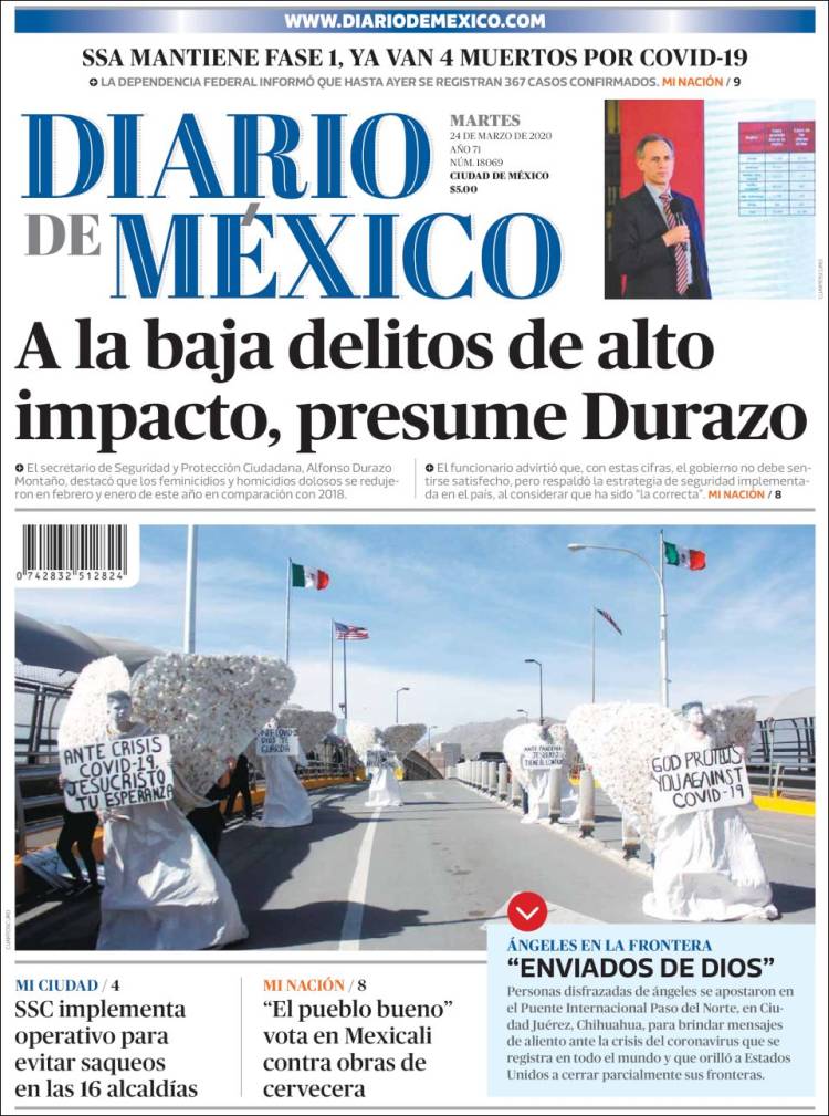 Portada de Diario de México (México)