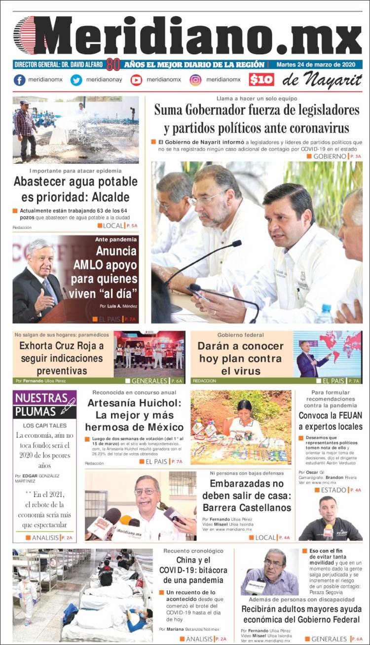 Portada de Meridiano (México)