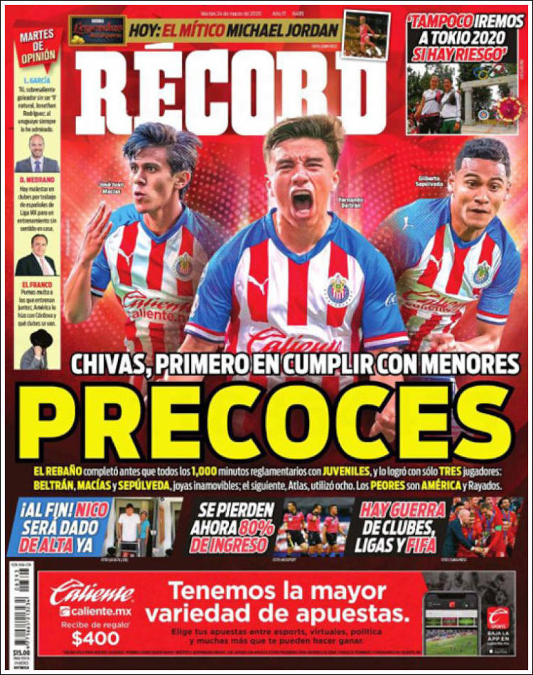 Portada de Record (México)