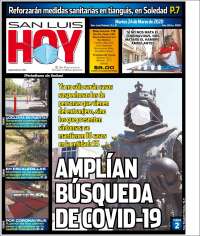 Portada de San Luis Hoy (México)