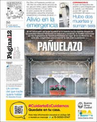 Portada de Página/12 (Argentina)