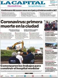 Portada de Diario La Capital - Mar del Plata (Argentina)