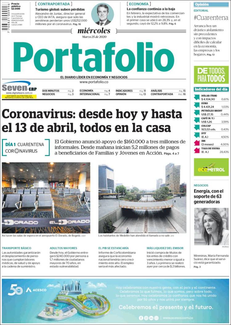 Portada de Portafolio (Colombia)
