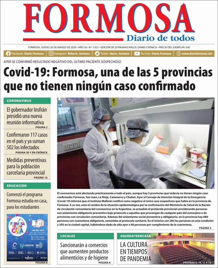 Portada de Formosa (Argentina)